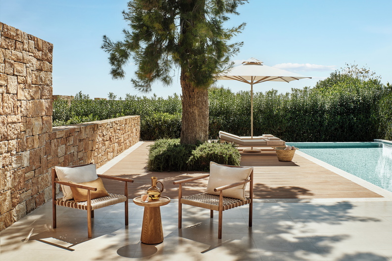 Tiara Holidays - Ikos Olivia deluxe deluxe one bedroom bungalow suite pool garden view